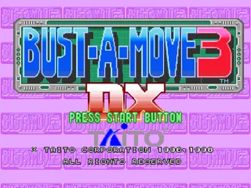 Bust-A-Move 3 DX (EU) screen shot title